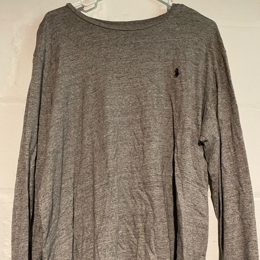 Polo Ralph Lauren long sleeve gray shirt